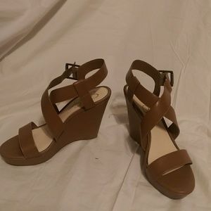 Brown Jessica Simpson Wedges